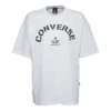 Tricou Areca Palm Mesh Boxy, mărimi asiatice „White Black”