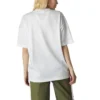 Tricou Areca Palm Mesh Boxy, mărimi asiatice „White Black”