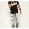 Tricou casual cu mânecă scurtă Converse pentru bărbați, cu imprimeu cu litere, negru