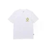 Tricou casual cu mânecă scurtă Converse pentru bărbați, cu imprimeu logo, alb