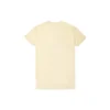 Tricou casual cu mânecă scurtă, croi lejer, logo brodat, mărime asiatică „Galben deschis”