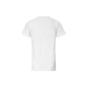 Tricou casual cu mânecă scurtă și logo, alb