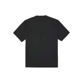 Tricou casual pentru bărbați Converse cu imprimeu, cu mânecă scurtă, respirabil, negru