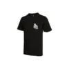 Tricou casual pentru bărbați Converse cu imprimeu pe spate, guler rotund și mâneci scurte, negru