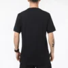 Tricou casual sport pentru bărbați Converse Chuck Pattern, cu guler rotund, mânecă scurtă, respirabil, negru