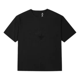 Tricou Chuck 70 Oversize Mărimi asiatice „Negru”