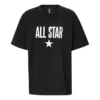Tricou Chuck Taylor All Star cu logo, mărimi asiatice „Negru Alb”