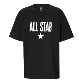 Tricou Chuck Taylor All Star cu logo, mărimi asiatice „Negru Alb”