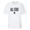 Tricou Chuck Taylor All Star, mărimi asiatice „White Black”