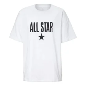 Tricou Chuck Taylor All Star, mărimi asiatice „White Black”