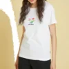Tricou clasic Sun Fill Star Chevron, mărimi asiatice, „Alb”