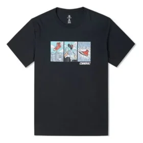 Tricou Comic Chuck, mărimi asiatice „Negru” Tricou Comic Chuck, mărimi asiatice „Negru”