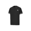 Tricou Converse City cu mâneci scurte pentru bărbați, cu manșete în culori contrastante, sport, guler rotund, negru