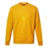 Tricou Converse pentru bărbați cu imprimeu logo, guler rotund, galben
