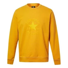 Tricou Converse pentru bărbați cu imprimeu logo, guler rotund, galben Tricou Converse pentru bărbați cu imprimeu logo, guler rotund, galben