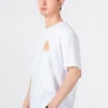 Tricou Converse pentru bărbați, cu mânecă scurtă, alb