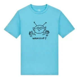 Tricou Converse x Keith Haring Alien Mărimi asiatice „Haring Blue” Tricou Converse x Keith Haring Alien Mărimi asiatice „Haring Blue”
