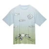 Tricou Converse x Peanuts Cloud Watching, mărimi asiatice „Albastru-verde”