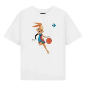 Tricou Converse x Space Jam A New Legacy Lola, mărimi asiatice „Alb”