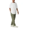 Tricou cropped Shapes Box, mărimi asiatice „Alb”