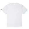 Tricou cu buzunar brodat, mărimi asiatice, „Alb”