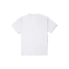 Tricou cu buzunar brodat, mărimi asiatice, „Alb”