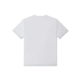 Tricou cu buzunar cu fermoar, mărimi asiatice „Alb”