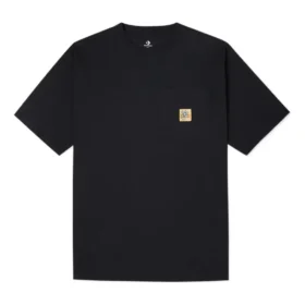 Tricou cu buzunar, mărimi asiatice „Negru” Tricou cu buzunar, mărimi asiatice „Negru”