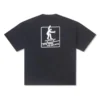 Tricou cu buzunar pentru skateboard, mărimi asiatice „Negru”