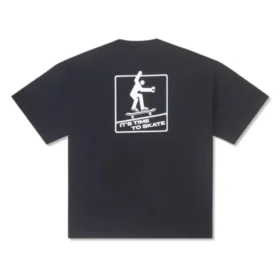 Tricou cu buzunar pentru skateboard, mărimi asiatice „Negru” Tricou cu buzunar pentru skateboard, mărimi asiatice „Negru”