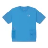 Tricou cu buzunar Summer Drink, mărimi asiatice „Albastru”