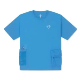 Tricou cu buzunar Summer Drink, mărimi asiatice „Albastru” Tricou cu buzunar Summer Drink, mărimi asiatice „Albastru”