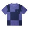 Tricou cu buzunare din jersey cu blocuri de culoare Mărimi asiatice „Purple”