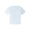 Tricou cu croială standard Go-To cu broderie în formă de stea și chevron, mărimi asiatice „Albastru deschis”