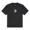 Tricou cu grafică de surf pentru activități de vară, mărimi asiatice „Black”