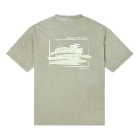 Tricou cu grafică de surf pentru activități de vară, mărimi asiatice „Verde” Tricou cu grafică de surf pentru activități de vară, mărimi asiatice „Verde”