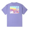 Tricou cu grafică Inverted Desert, mărimi asiatice „Slate Lilac”