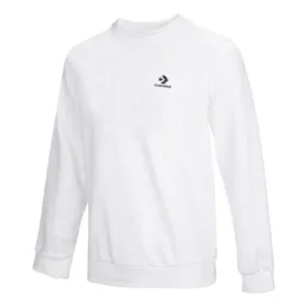 Tricou cu guler rotund și broderie în formă de stea Chevron FT Mărimi asiatice „Alb”
