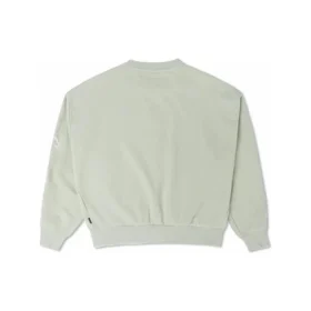 Tricou cu guler rotund și cusătură în lanț, mărimi asiatice „Verde deschis”