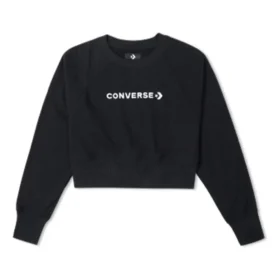 Tricou cu guler rotund și logo tipărit, mărimi asiatice „Black”