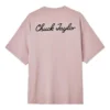 Tricou cu guler rotund și patch Chuck Taylor Sneaker, mărimi asiatice „Pink”