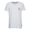 TRICOU CU IMPRIMARE Sportiv Mânecă scurtă Alb