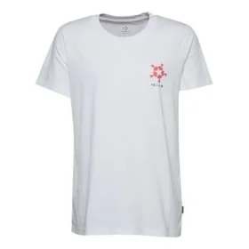 TRICOU CU IMPRIMARE Sportiv Mânecă scurtă Alb