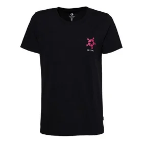 TRICOU CU IMPRIMARE Sportiv Mânecă scurtă Negru