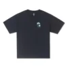 Tricou cu imprimeu ciuperci Mărimi asiatice „Black Teal”