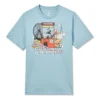 Tricou cu imprimeu Claw Machine, mărimi asiatice „Albastru”