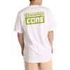 Tricou cu imprimeu Cons Mărimi asiatice „White Green”