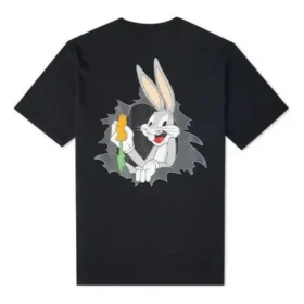 Tricou cu imprimeu Converse x Bugs Bunny, mărimi asiatice „Negru”
