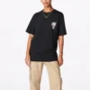 Tricou cu imprimeu Converse x Bugs Bunny, mărimi asiatice „Negru”