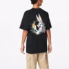 Tricou cu imprimeu Converse x Bugs Bunny, mărimi asiatice „Negru”
